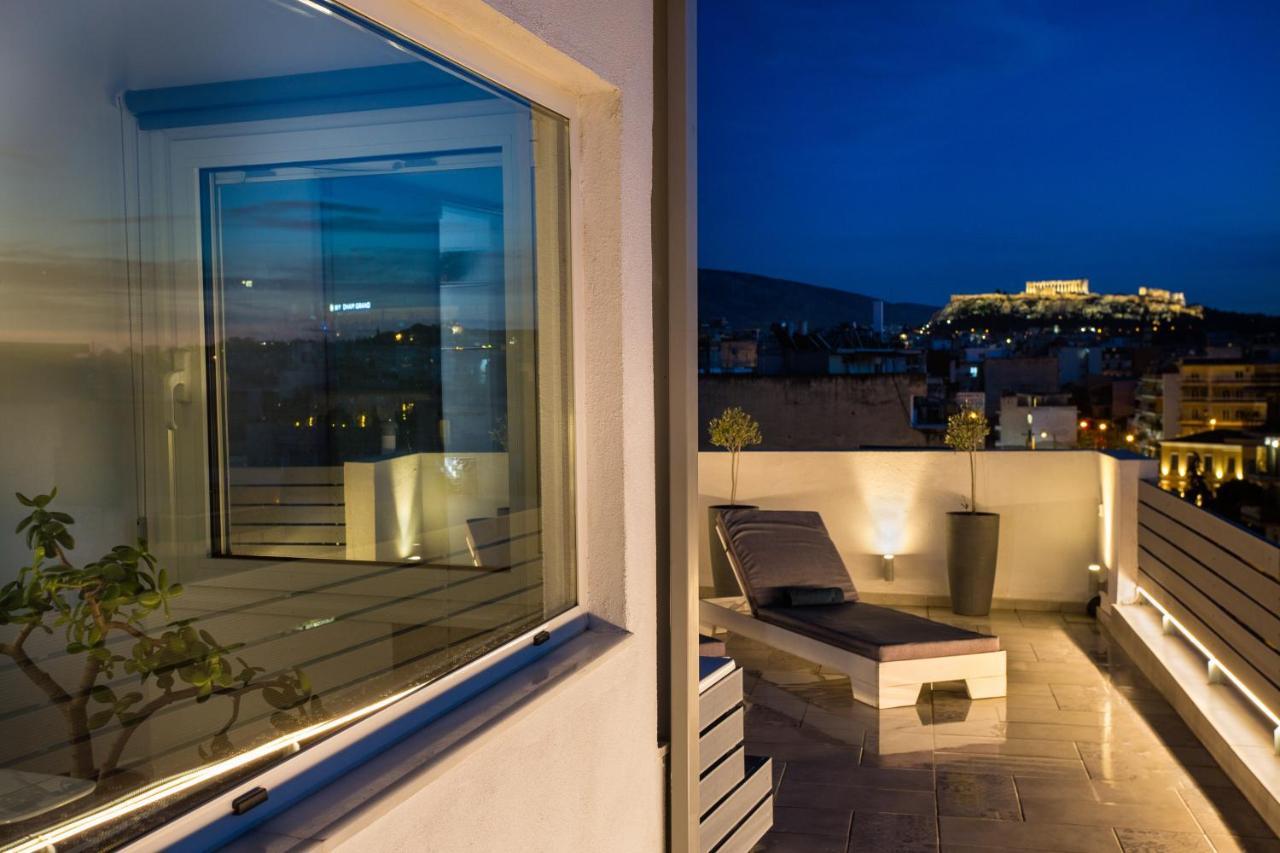 Private Jacuzzi & Acropolis View - The Loft Афины Экстерьер фото