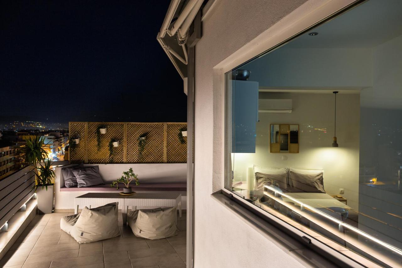 Private Jacuzzi & Acropolis View - The Loft Афины Экстерьер фото